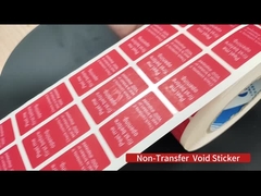 12*23.5-9.5mm 1.5mil Etiqueta de cable verde mate translúcido resistente al agua Etiqueta de cable de vinilo