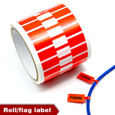 Custom A4 Cable Label Stickers for Industrial Use